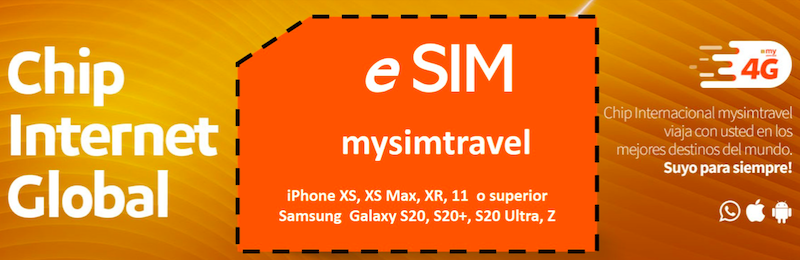 Tarjeta e-sim travel