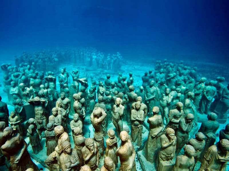 Museo subacuático MUSA en Cancún