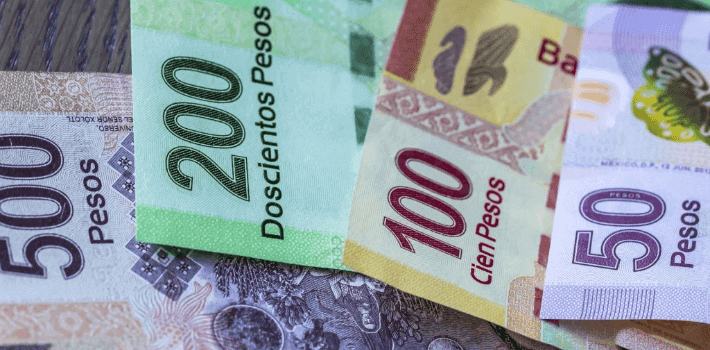 Pesos mexicanos en Cancún