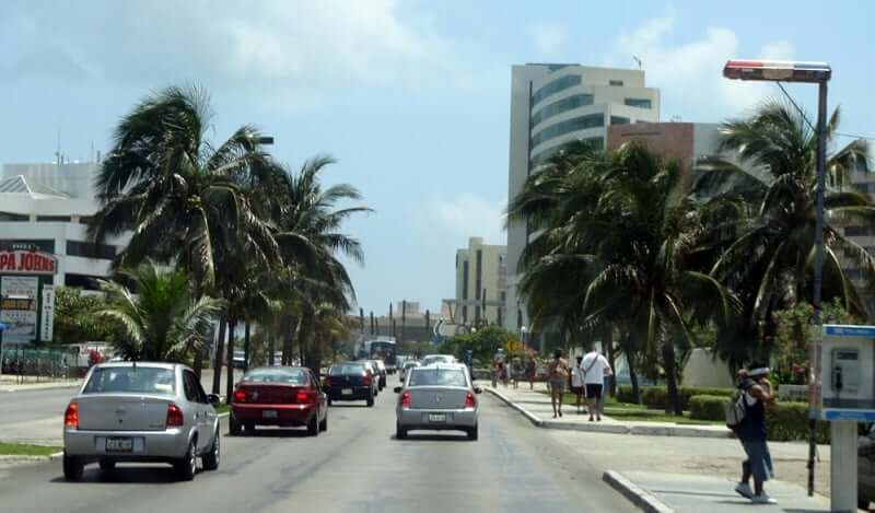 Avenida Tulum en Cancún