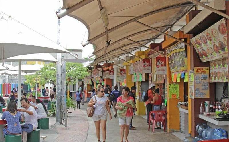 Que y donde comer en el Parque de Las Palapas en Cancún