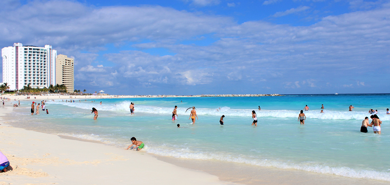 Ubicación de la Playa Caracol en Cancún
