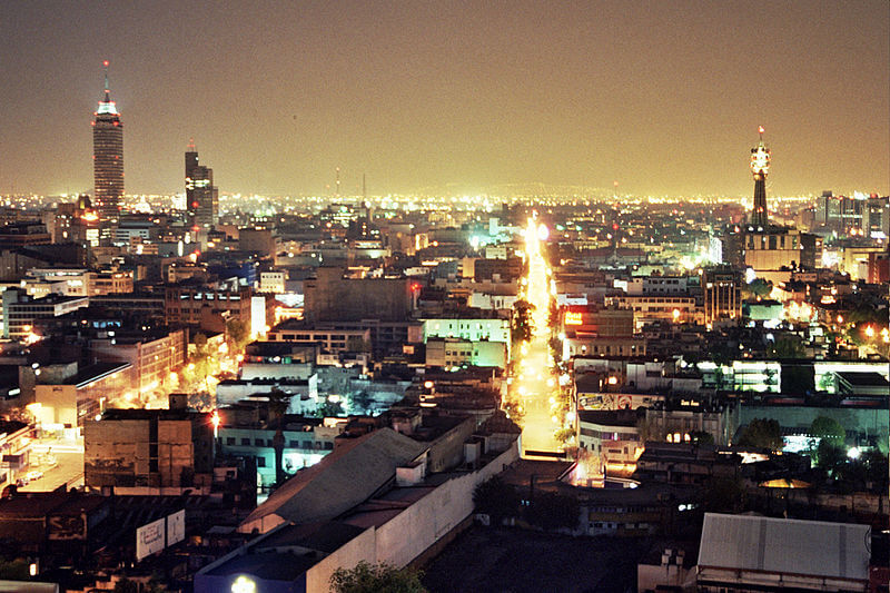 Noche en Ciudad de México