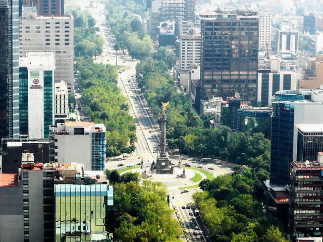 Avenida Paseo de La Reforma en Ciudad de México